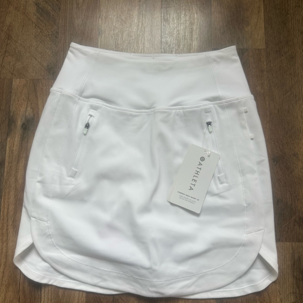 NWT Athleta Women's Fairway Golf Skort 18”